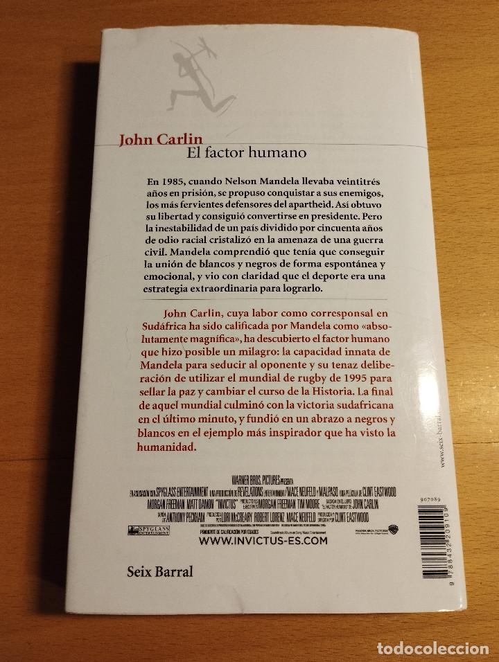 Libros de segunda mano: EL FACTOR HUMANO (JOHN CARLIN) - Foto 5