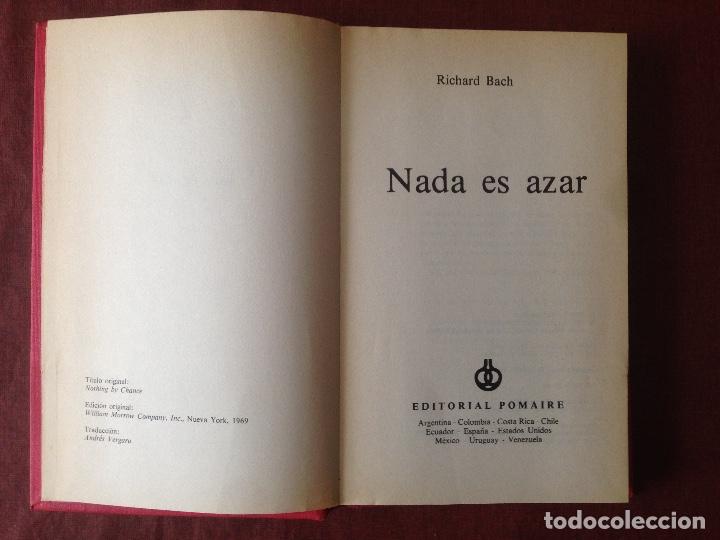 Libros de segunda mano: Nada es Azar - Richard Bach - Foto 2