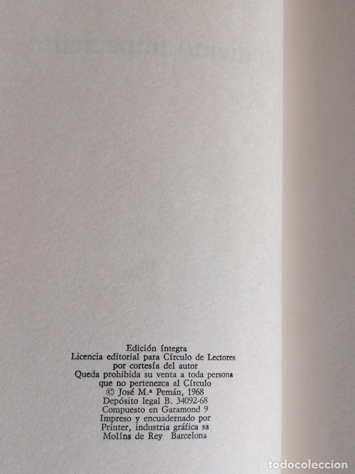 Libros de segunda mano: DE JOS&Eacute; MARIA PEMAN - Foto 4
