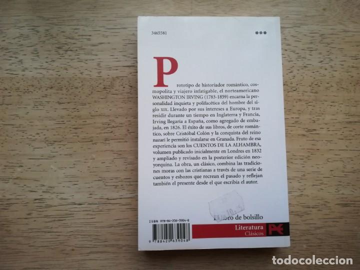 Libros de segunda mano: Cuentos de la Alhambra. Washington Irving - Foto 2