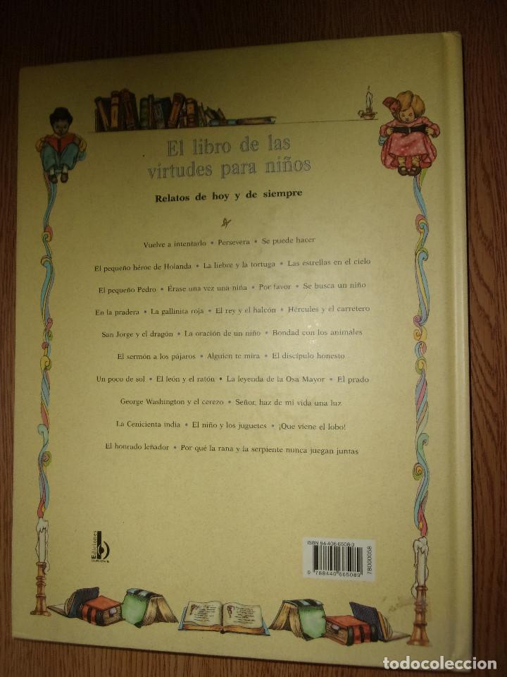 Libros de segunda mano: EL LIBRO DE LAS VIRTUDES PARA NI&Ntilde;OS. - Foto 2