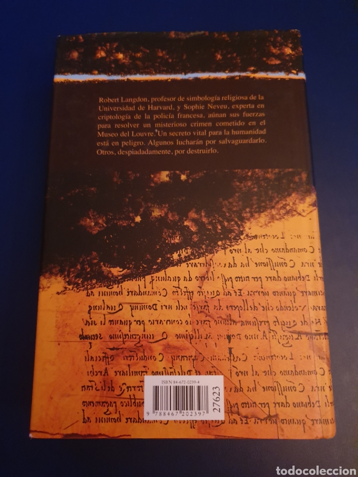 Libros de segunda mano: EL CODIGO DA VINCI DAN BROWN CIRCULO DE LECTORES 2003 - Foto 2