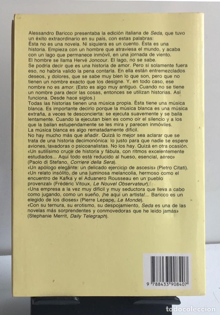 Libros de segunda mano: SEDA. Alessandro Baricco - Foto 2