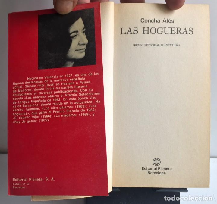 Libros de segunda mano: LAS HOGUERAS. Concha Alos - Foto 4