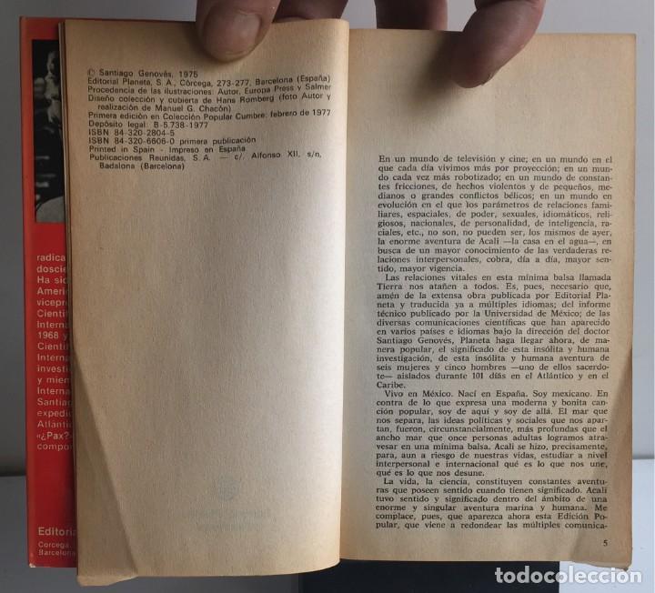 Libros de segunda mano: ACALI. Santiago Genov&eacute;s - Foto 5