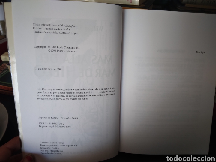 Libros de segunda mano: M&aacute;s all&aacute; del mar de hielo - Foto 5