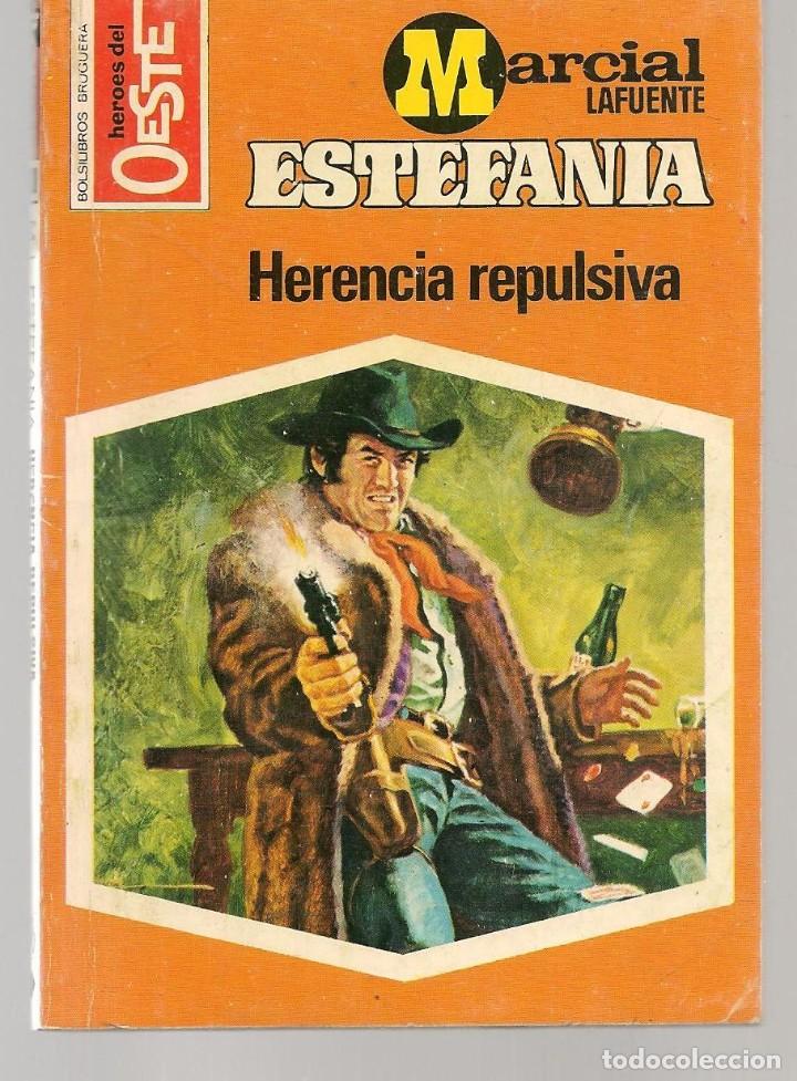 Libros de segunda mano: BOLSILIBROS BRUGUERA.H&Eacute;ROES DEL OESTE. N&ordm; 1031. HERENCIA REPULSIVA. MARCIAL LA FUENTE ESTEFANIA.