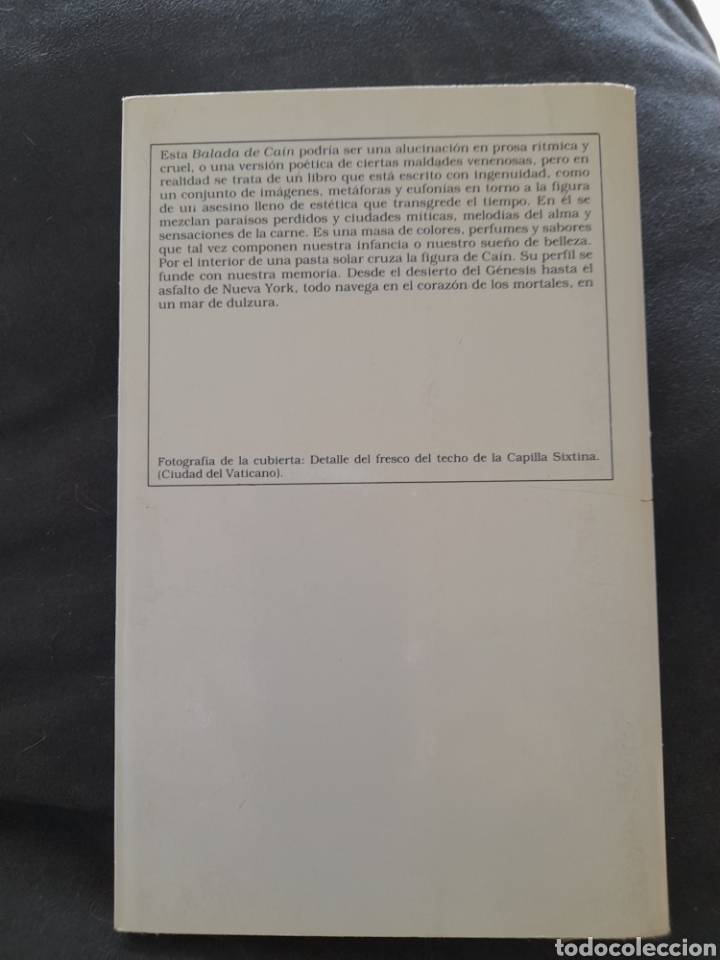 Libros de segunda mano: Balada de Cain. Manuel Vicent - Foto 2