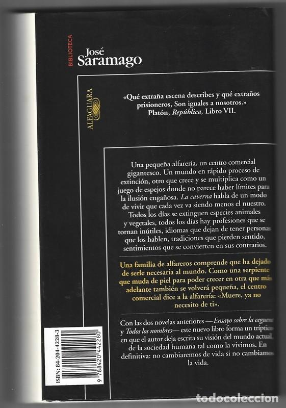 Libros de segunda mano: LA CAVERNA JOS&Eacute; SARAMAGO - Foto 2