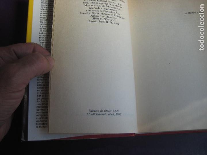 Libros de segunda mano: KANE Y ABEL - JEFFREY ARCHER - DISCOLIBRO 1982 - Foto 2