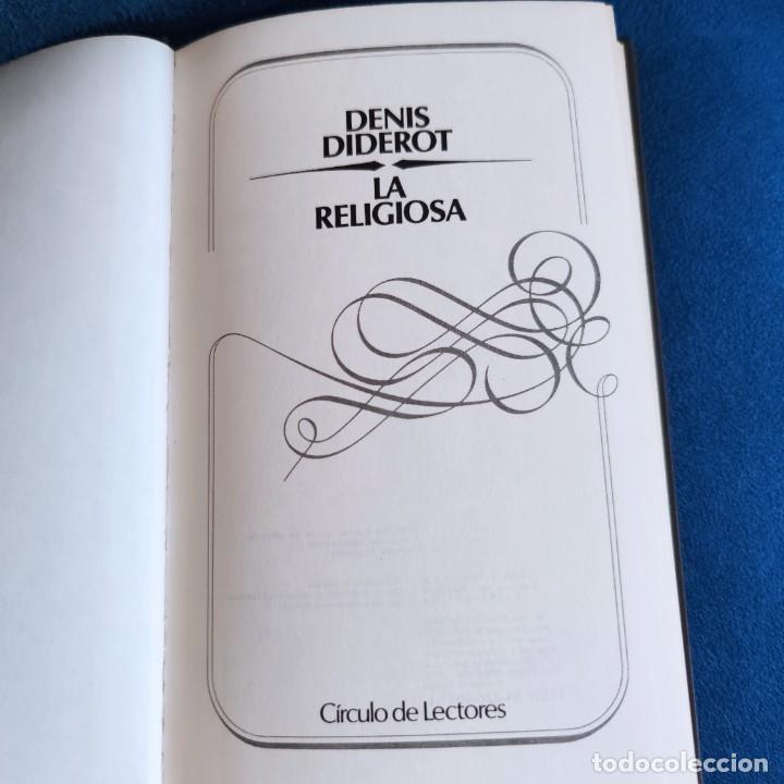 Libros de segunda mano: Libro La Religiosa de Denis Diderot. Editado Circulo de Lectores1979. - Foto 5