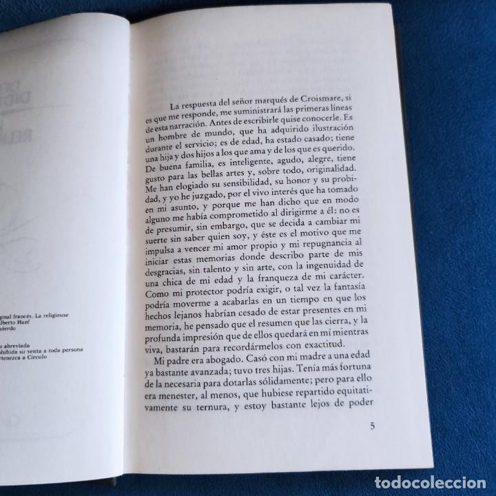 Libros de segunda mano: Libro La Religiosa de Denis Diderot. Editado Circulo de Lectores1979. - Foto 7