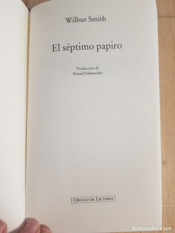 Libros de segunda mano: El s&eacute;ptimo papiro - Wilbur Smith - Foto 9