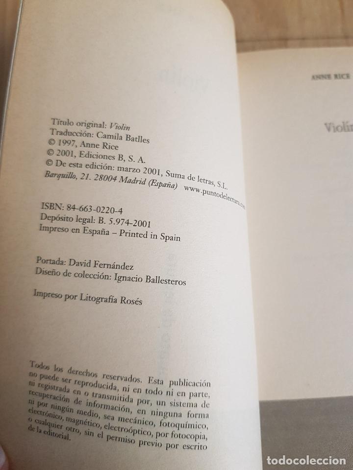 Libros de segunda mano: Viol&iacute;n - Anne Rice - Foto 9