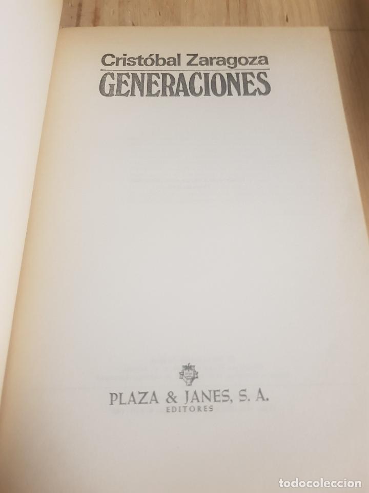 Libros de segunda mano: Generaciones - Crist&oacute;bal Zaragoza - Foto 8