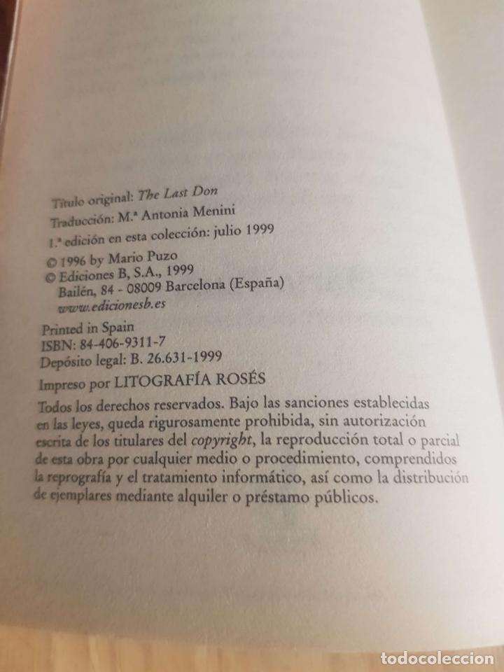 Libros de segunda mano: El &uacute;ltimo don - Mario Puzo - Foto 2