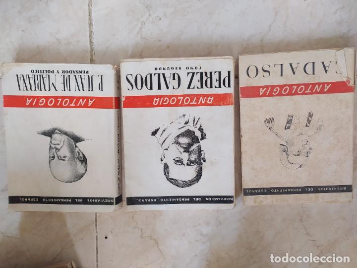 Libros de segunda mano: 3 libros colecci&oacute;n &rdquo;Antologia&rdquo;: Cadalso, Benito P&eacute;rez Gald&oacute;s y P. Juan de Mariana