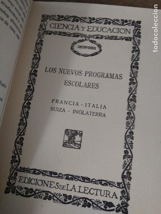 Libros de segunda mano: Los nuevos programas escolares. L.7539-1282 - Foto 2