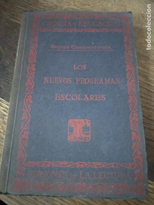 Libros de segunda mano: Los nuevos programas escolares. L.7539-1282 - Foto 1