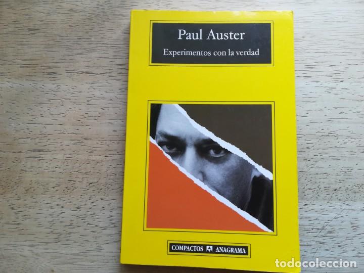 Libros de segunda mano: Experimentos con la verdad. Paul Auster - Foto 1