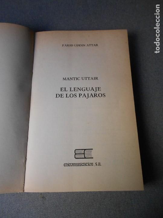 Libros de segunda mano: EL LENGUAJE DE LOS PAJAROS - Foto 3
