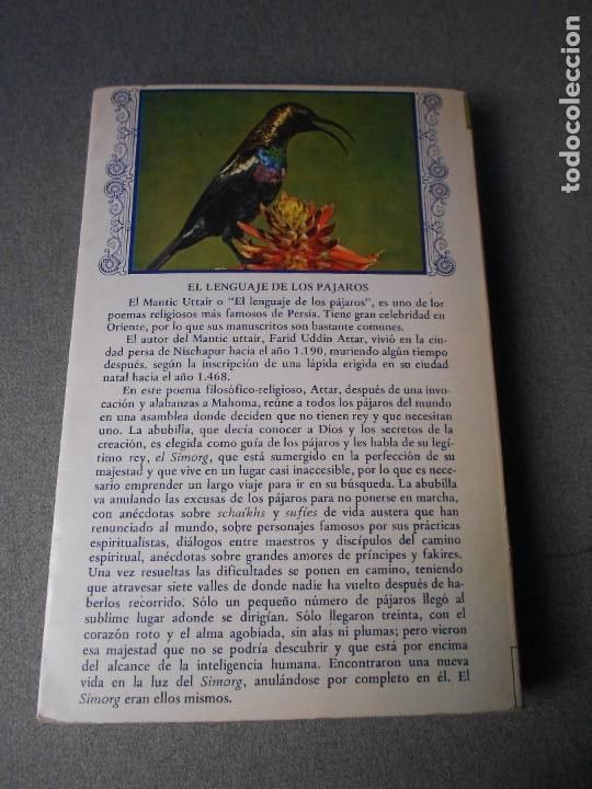 Libros de segunda mano: EL LENGUAJE DE LOS PAJAROS - Foto 4