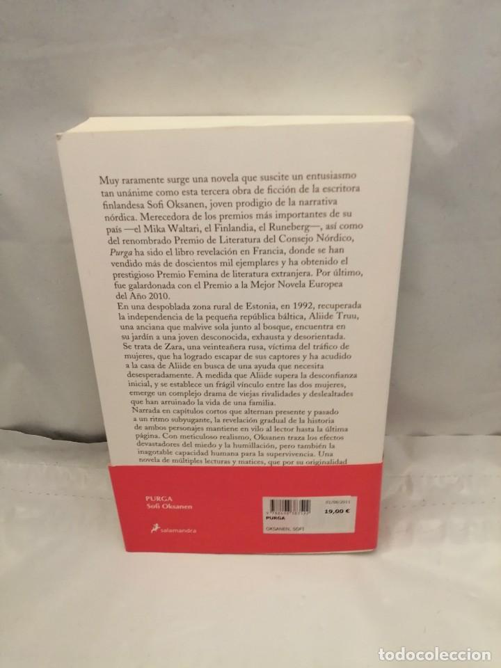 Libros de segunda mano: PURGA (PRIMERA EDICI&Oacute;N) - Foto 2