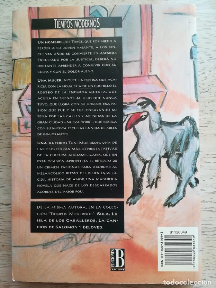 Libros de segunda mano: Jazz. Toni Morrison. R&uacute;stica con solapas - Foto 2