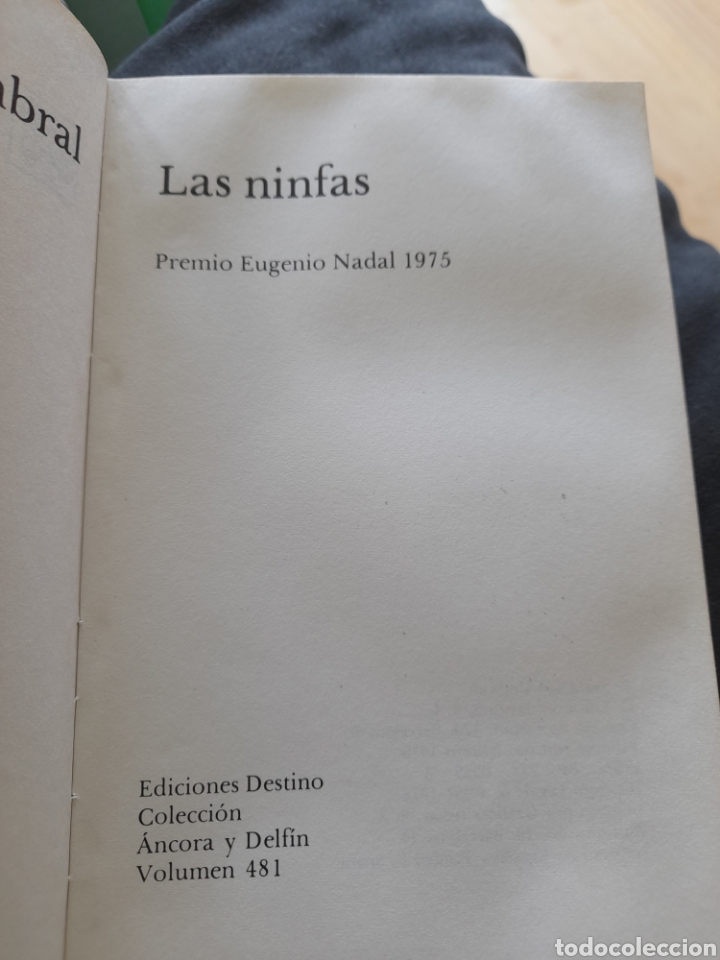 Libros de segunda mano: Las ninfas. Francisco Umbral - Foto 3