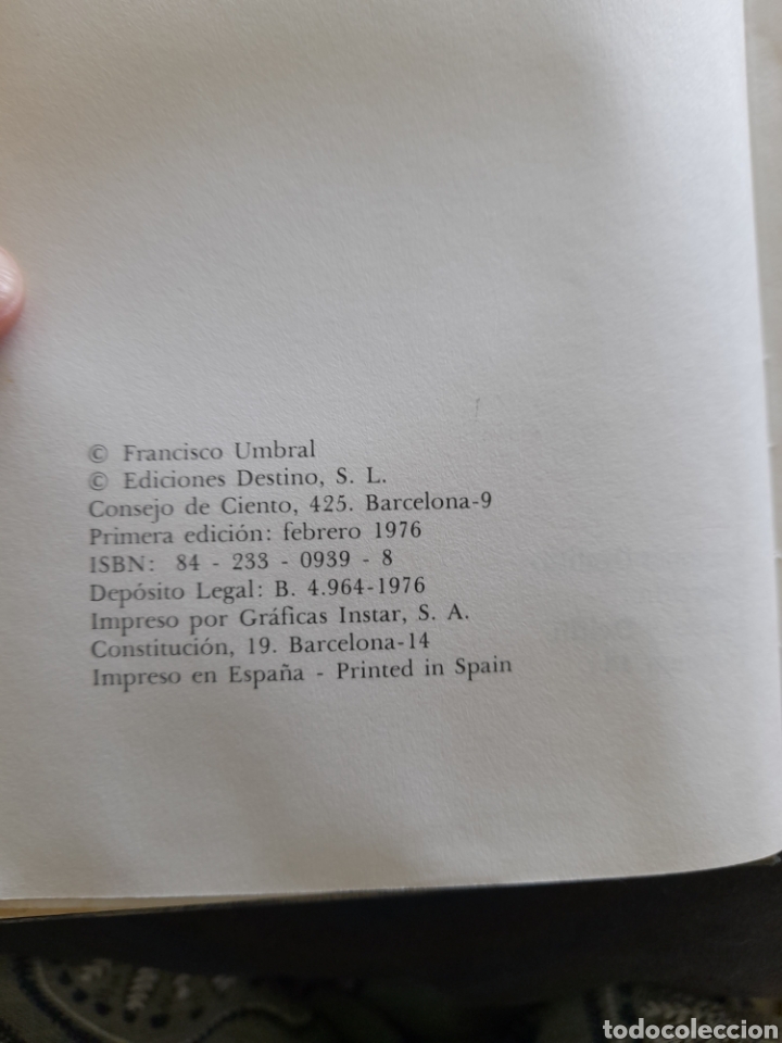 Libros de segunda mano: Las ninfas. Francisco Umbral - Foto 4