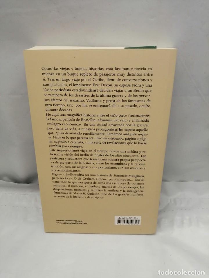 Libros de segunda mano: REGRESO A BERL&Iacute;N (PRIMERA EDICI&Oacute;N) - Foto 2