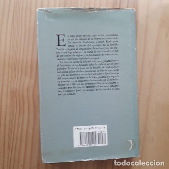 Libros de segunda mano: LA MARCHA DE RADETZKY - JOSEPH ROTH - Foto 2