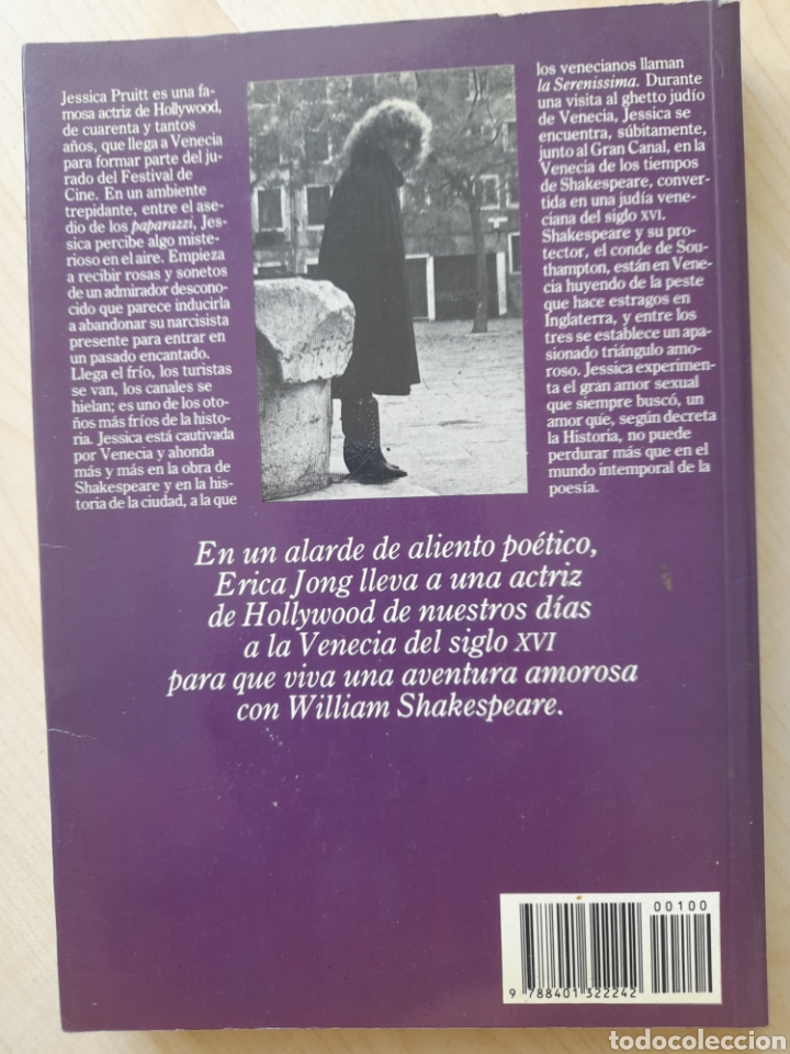 Libros de segunda mano: Serenissima. Erica Jong - Foto 2