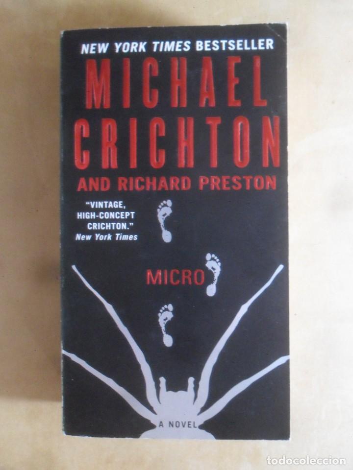 Libros de segunda mano: MICRO - MICHAEL CRICHTON, RICHARD PRESTON - ED. HARPER - 2012 * EN INGLES - Foto 1