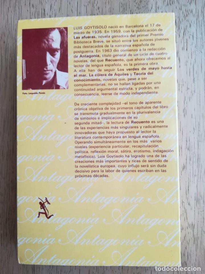 Libros de segunda mano: Recuento. Luis Goytisolo - Foto 2