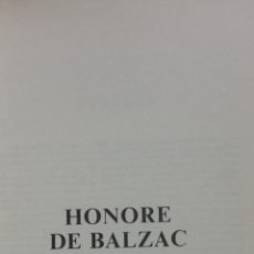 Libros de segunda mano: HONORE DE BALZAC. EUGENIA GRANDET. CLUB INTERNACIONAL DEL LIBRO. Lote 340921523