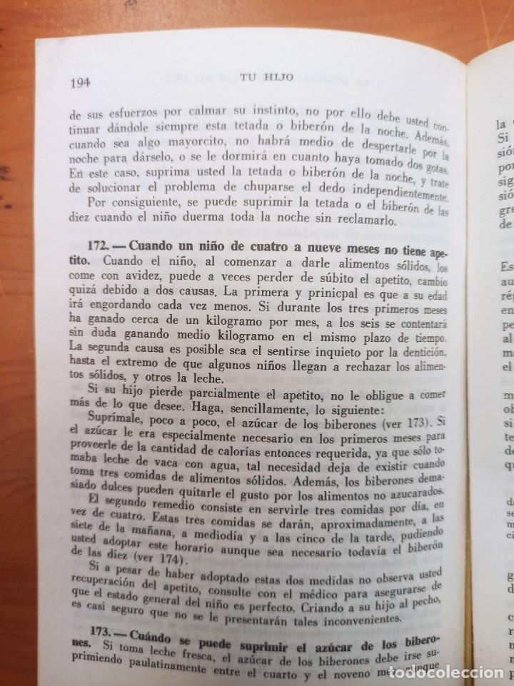 Libros de segunda mano: LIBRO TU HIJO DE Dr. Spok - Foto 5