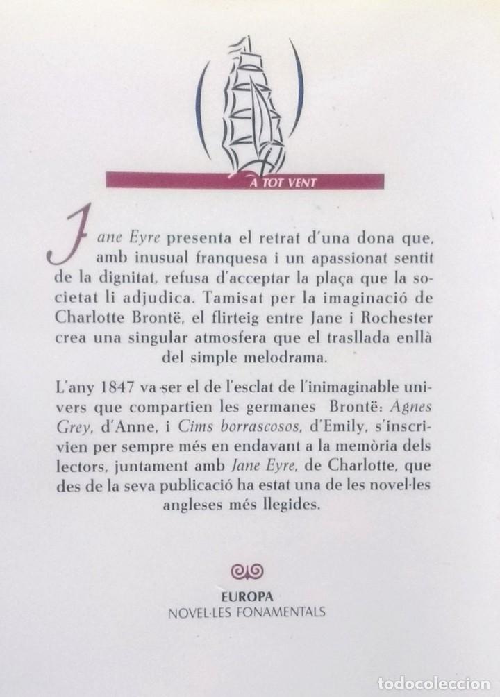 Libros de segunda mano: JANE EYRE - CHARLOTTE BRONTE - EN CATALA - Foto 2