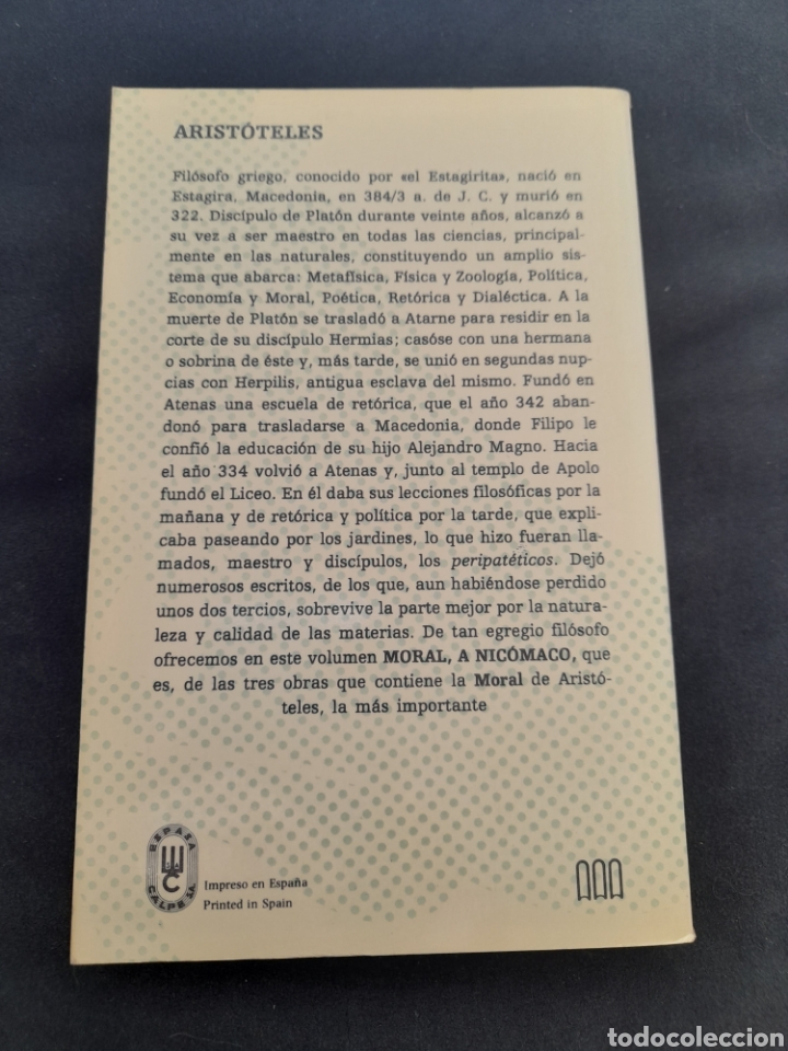 Libros de segunda mano: Moral, a Nic&oacute;maco. Aristoteles - Foto 2
