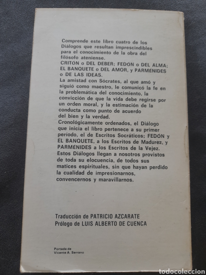 Libros de segunda mano: Di&aacute;logos. Plat&oacute;n - Foto 2