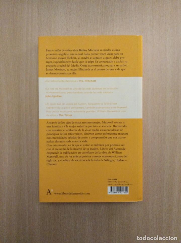 Libros de segunda mano: VINIERON COMO GOLONDRINAS. William Maxwell - Foto 2