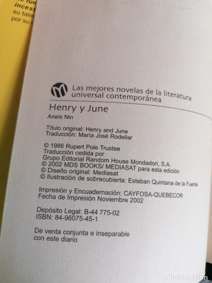 Libros de segunda mano: HENRY Y JUNE - Foto 4