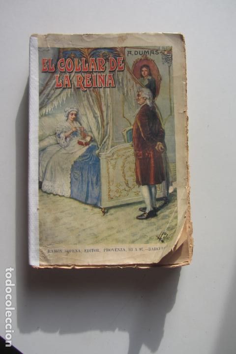Second hand books: EL COLLAR DE LA REINA A DUMAS NOVELA FALTA LOMO ARX298