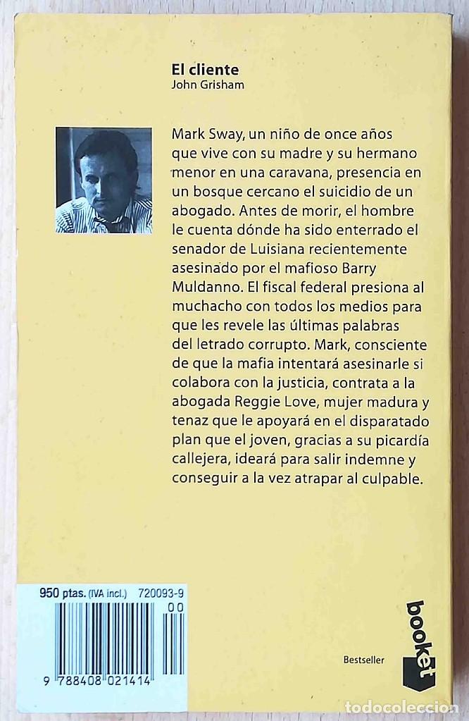 Libros de segunda mano: El cliente (John Grisham) Planeta 1977 - Foto 3