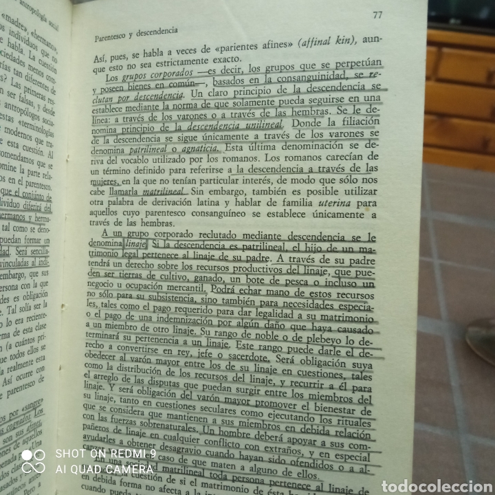 Libros de segunda mano: introducci&oacute;n a la Antropolog&iacute;a social - Foto 3