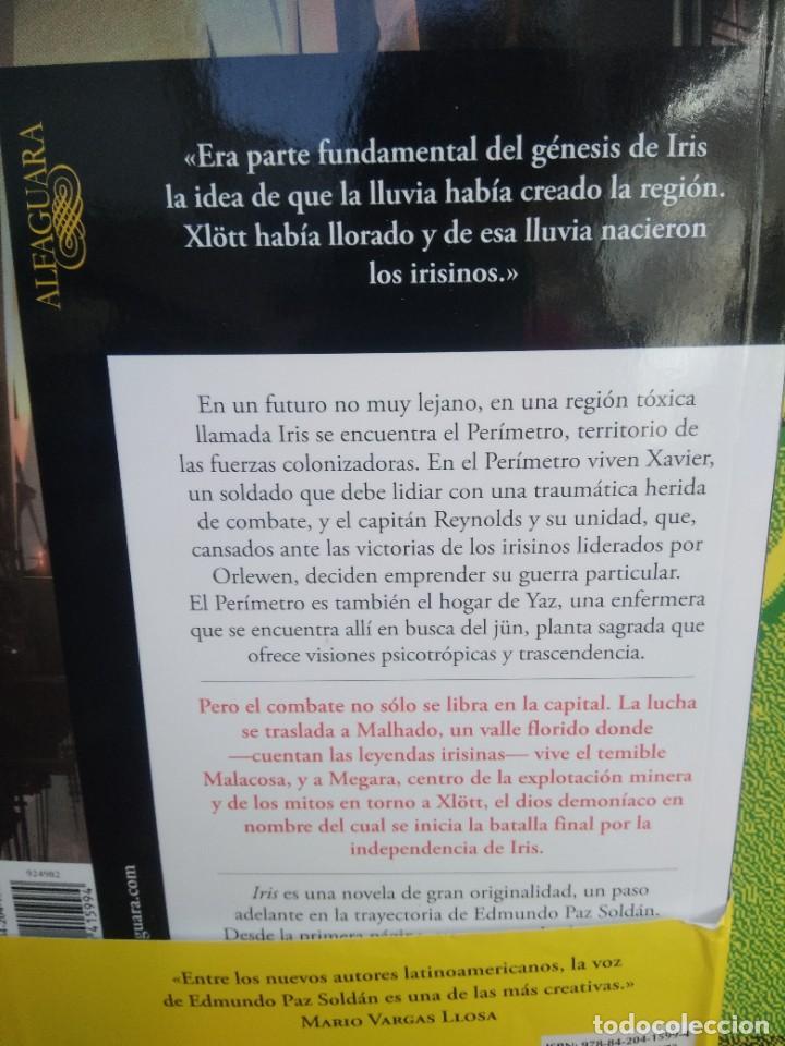 Libros de segunda mano: Libro Iris, Edmundo Paz Soldan - Foto 4