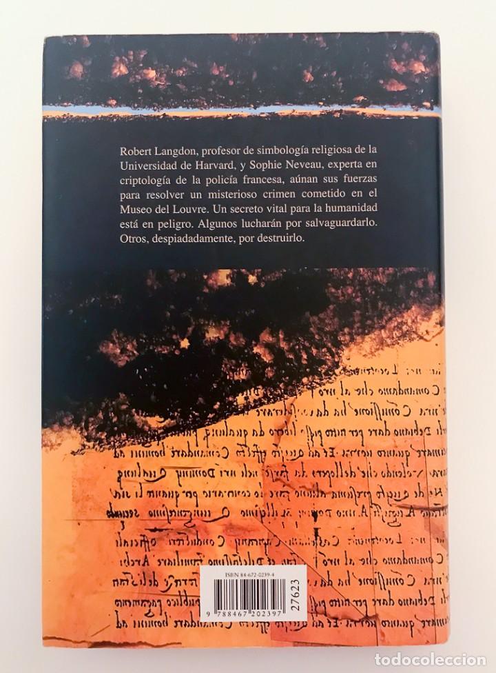 Libros de segunda mano: EL CODIGO DA VINCI - DAN BROWN - CIRCULO DE LECTORES - Foto 2