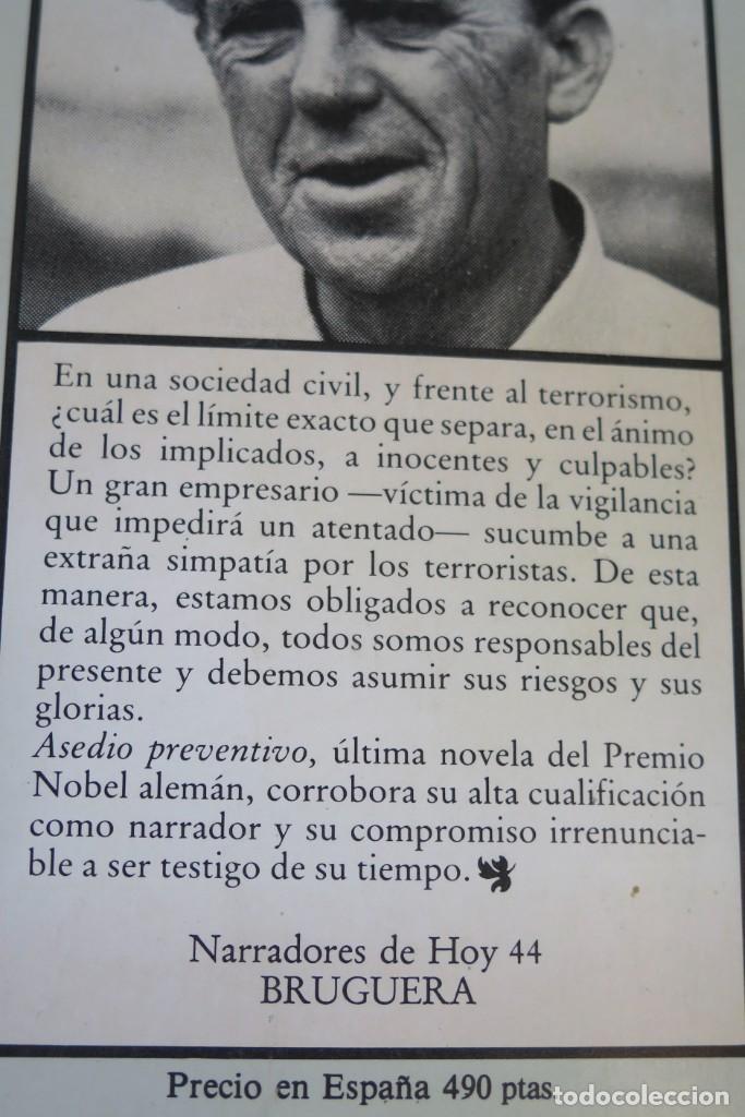 Libros de segunda mano: 1981.- ASEDIO PREVENTIVO. B&Ouml;LL - Foto 2