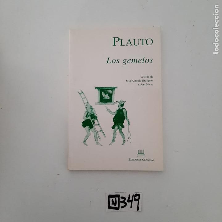 Libros de segunda mano: Plauto los gemelos - Foto 1