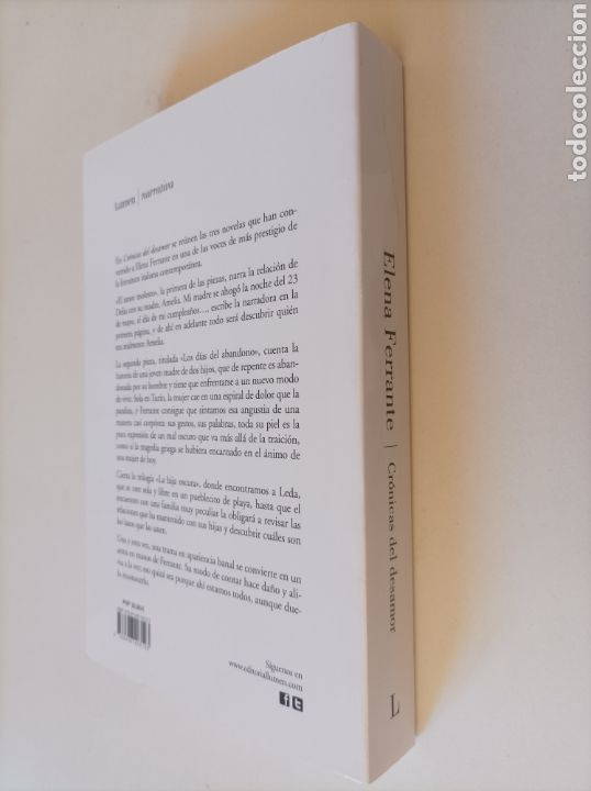 Libros de segunda mano: Elena Ferrante / Cr&oacute;nicas del desamor - Foto 4